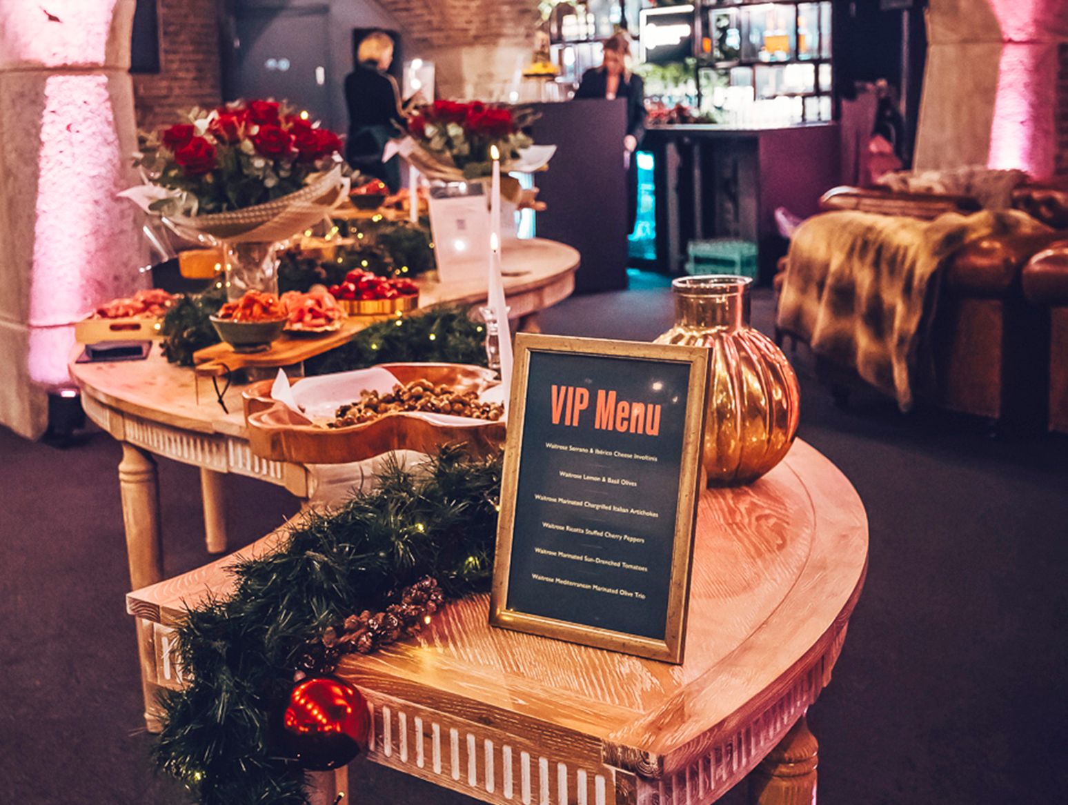 The VIP lounge
