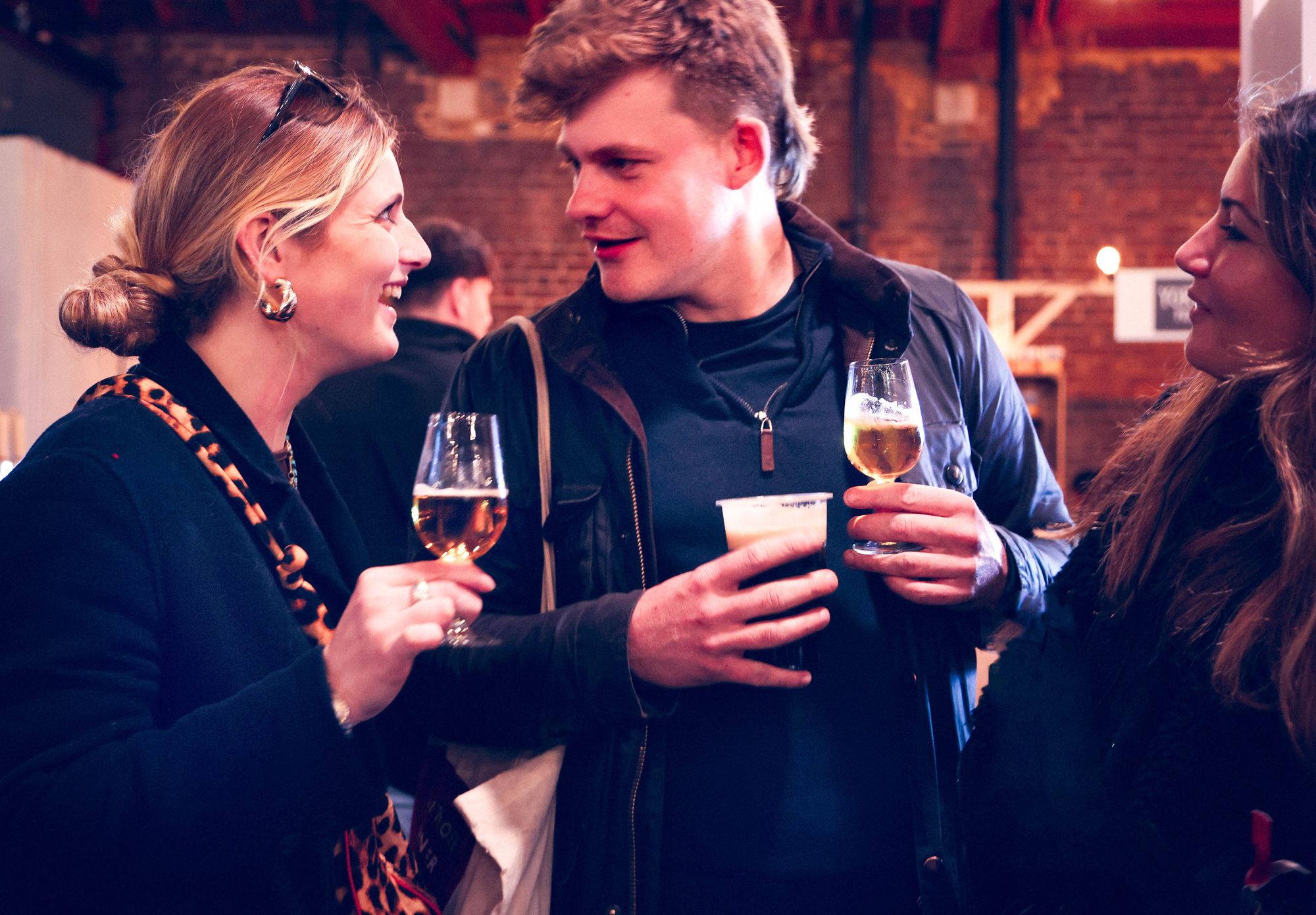 A festive drink at the festival